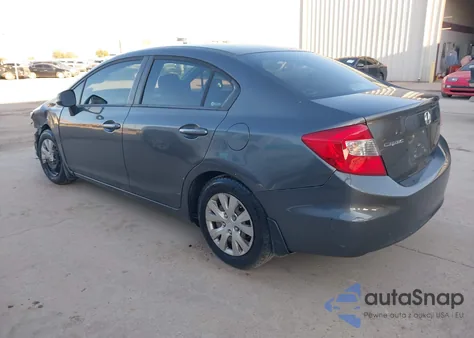 2012 Honda Civic Lx from USA, damaged, VIN 19XFB2F56CE021417